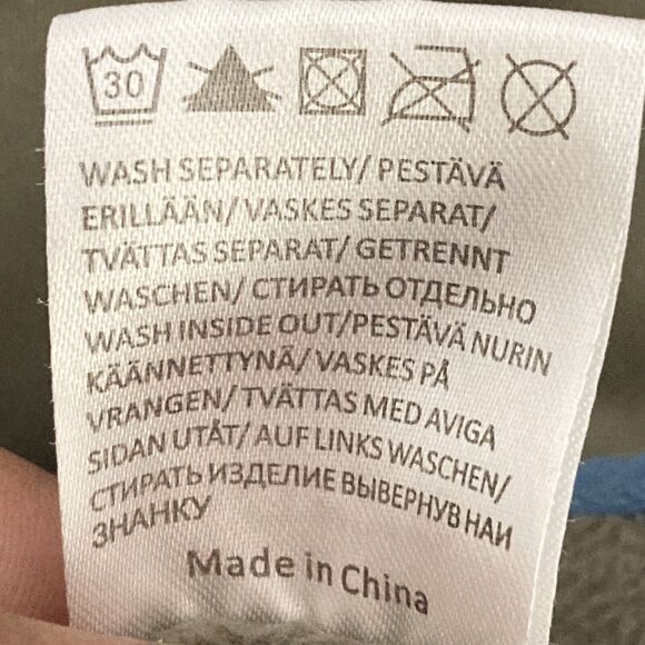 Horze Equestrian Fleece Jacket Womens Size 16 Full‎ Zip Pockets Brown Blue Trim - Picture 11 of 12